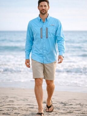 Columbia Terminal Tackle PFG Long Sleeve Fishing Shirt 2XL